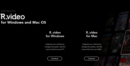 R_video application for PC and MAC