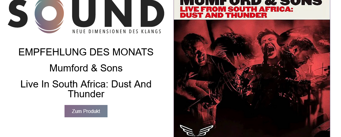 Vision of Sounds Empfehlung Mumford & Sons - Live In South Africa